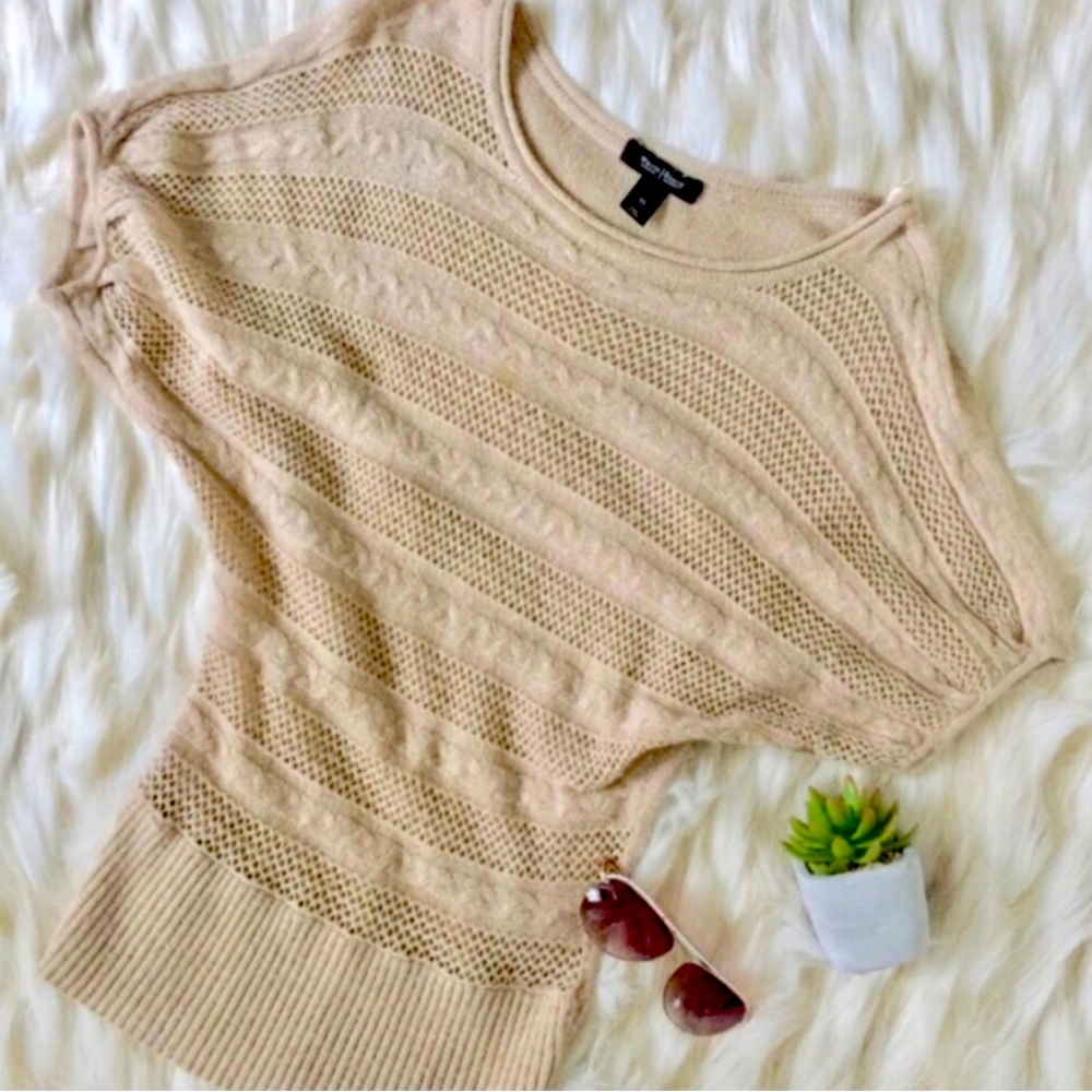 White House Black Market Batwing Fitted Sweater